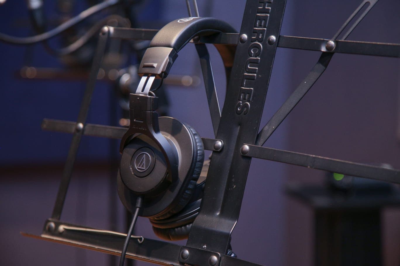 Acoustically treated recording booth