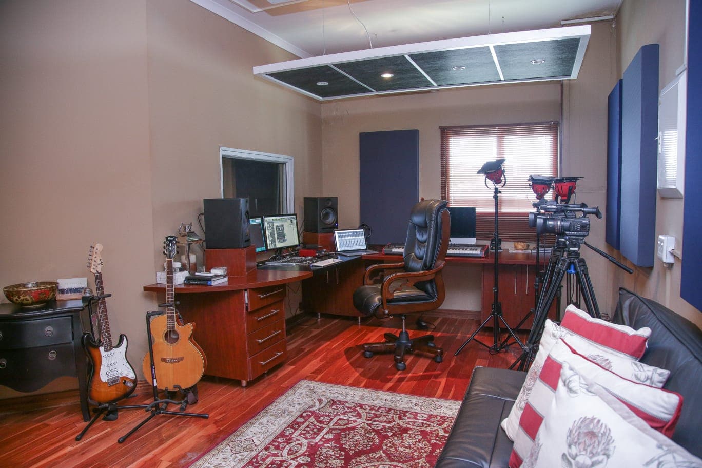 Live recording session
