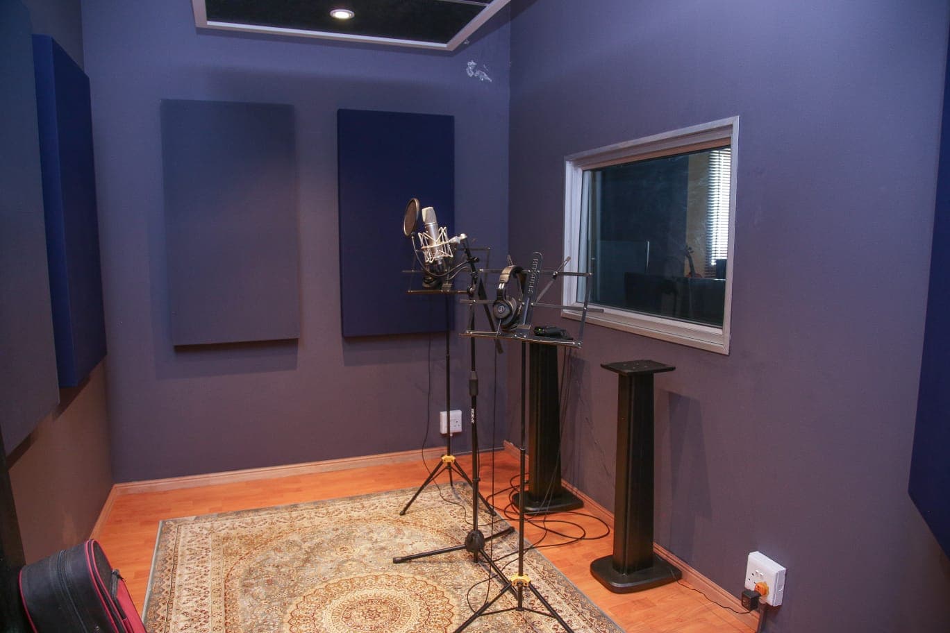 Live recording session